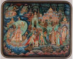 Лаковая миниатюра "Соловей Будимирович"