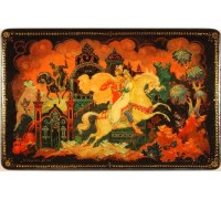 Лаковая миниатюра "У кощеева замка"