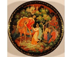 Лаковая миниатюра "Хаврошечка"