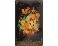 Лаковая миниатюра "Царь девица"