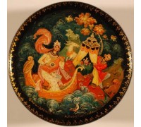 Лаковая миниатюра "Царь девица"