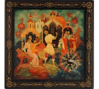 Лаковая миниатюра "Чудесный дворец"