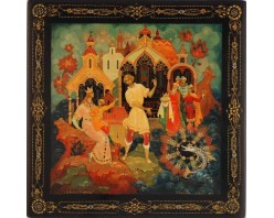 Лаковая миниатюра "Чудесный дворец"