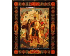 Лаковая миниатюра "Ярослав Мудрый"