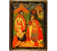 Лаковая миниатюра "Шамаханская царица"