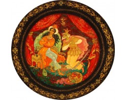 Лаковая миниатюра "Шамаханская царица"