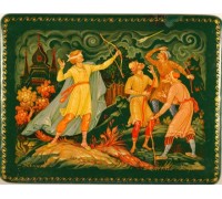 Лаковая миниатюра "Женихи"