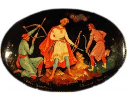 Лаковая миниатюра "Иван царевич"
