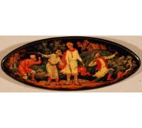 Лаковая миниатюра "Три сына"