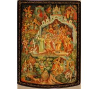 Лаковая миниатюра "Царевна лягушка"