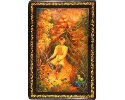 Лаковая миниатюра "Царевна лягушка"