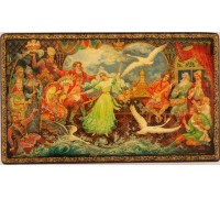 Лаковая миниатюра "Царевна лягушка"