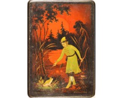 Лаковая миниатюра "Царевна лягушка"