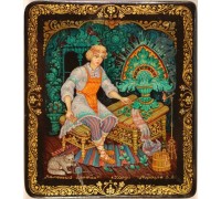 Лаковая миниатюра "Каменный цветок"