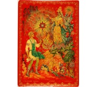 Лаковая миниатюра "Каменный цветок"