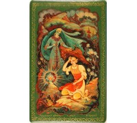 Лаковая миниатюра "Каменный цветок"