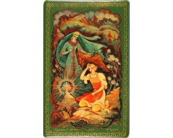 Лаковая миниатюра "Каменный цветок"