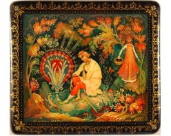 Лаковая миниатюра "Каменный цветок"