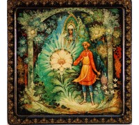 Лаковая миниатюра "Каменный цветок"