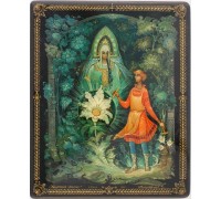 Лаковая миниатюра "Каменный цветок"