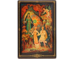 Лаковая миниатюра "Медной горы хозяйка"