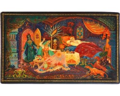 Лаковая миниатюра "Финист - Ясный Сокол"