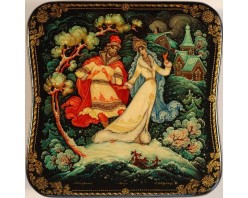 Лаковая миниатюра "Снегурочка"