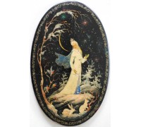 Лаковая миниатюра "Снегурочка"