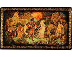 Лаковая миниатюра "Снегурочка"