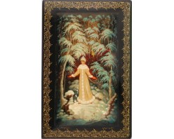 Лаковая миниатюра "Снегурочка"