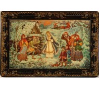 Лаковая миниатюра "Снегурочка"