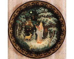 Лаковая миниатюра "Снегурочка"