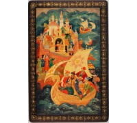 Лаковая миниатюра "Заморские гости"