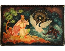 Лаковая миниатюра "Князь Гвидон"