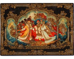 Лаковая миниатюра "Сказка о царе Салтане"