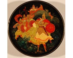 Лаковая миниатюра "Черномор"