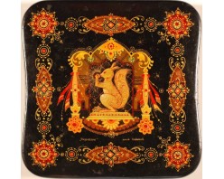 Лаковая миниатюра "Чудо белка"