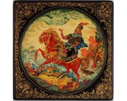Лаковая миниатюра "Королевич Елисей"