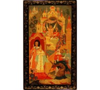 Лаковая миниатюра "На пиру я не была"