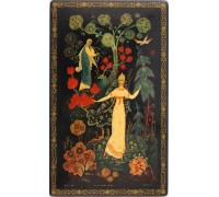 Лаковая миниатюра "Сказка о мертвой царевне"