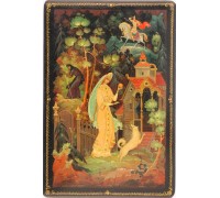 Лаковая миниатюра "Сказка о мертвой царевне"