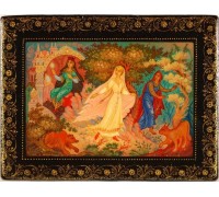 Лаковая миниатюра "Сказка о мертвой царевне"