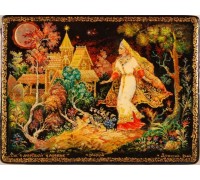 Лаковая миниатюра "Сказка о мертвой царевне"