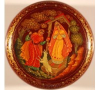 Лаковая миниатюра "Сказка о мертвой царевне"