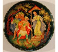 Лаковая миниатюра "Сказка о мертвой царевне"