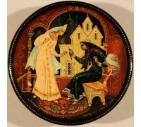 Лаковая миниатюра "Сказка о спящей царевне"