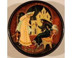 Лаковая миниатюра "Сказка о спящей царевне"