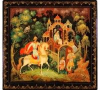 Лаковая миниатюра "Сказка о спящей царевне"