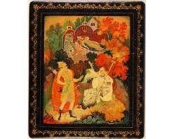 Лаковая миниатюра "Спящая царевна"