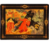 Лаковая миниатюра "Золотая рыбка"